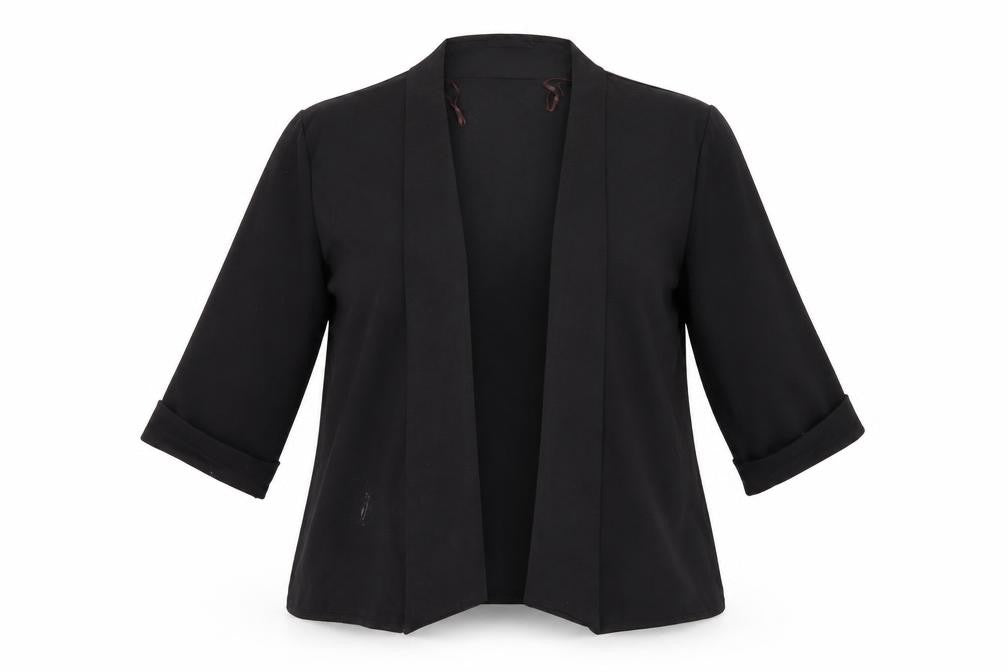 C.M.D Womens Black   Jacket  Size 18