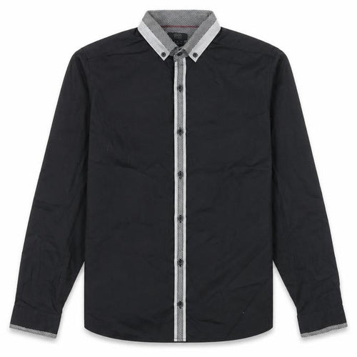 F&F Mens Black    Button-Up Size M