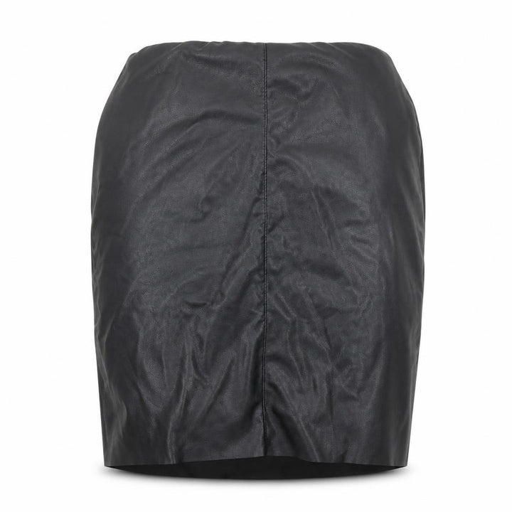 Boohoo Womens Black A-Line Skirt Size 8