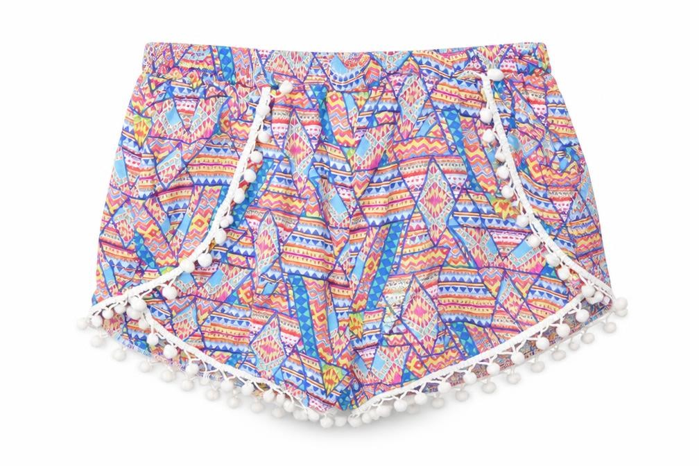 trend up Womens Multicoloured   Cut-Off Shorts Size S