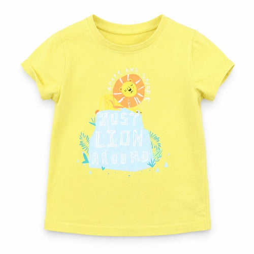 George Boys Yellow   Basic T-Shirt Size 2-3 Years