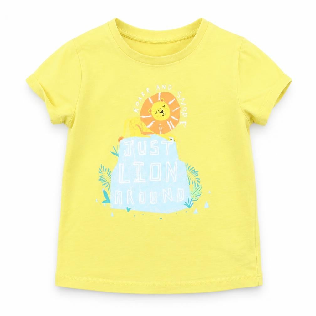 George Boys Yellow   Basic T-Shirt Size 2-3 Years