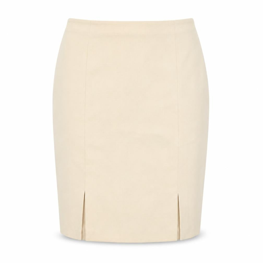 Preworn Womens Yellow   A-Line Skirt Size 32 in