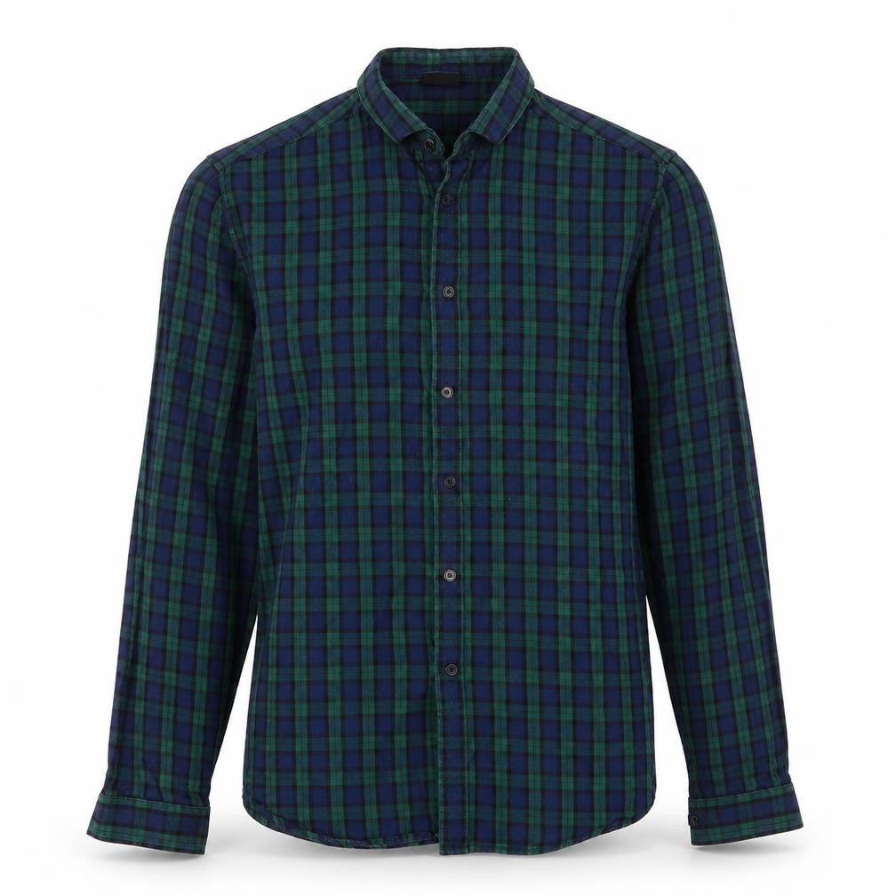 ASOS Mens Blue Striped   Button-Up Size M