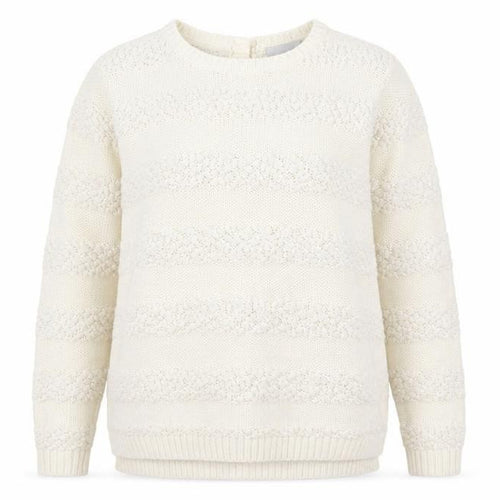 Red Herring Womens Ivory Striped Knit Pullover Jumper Size 18