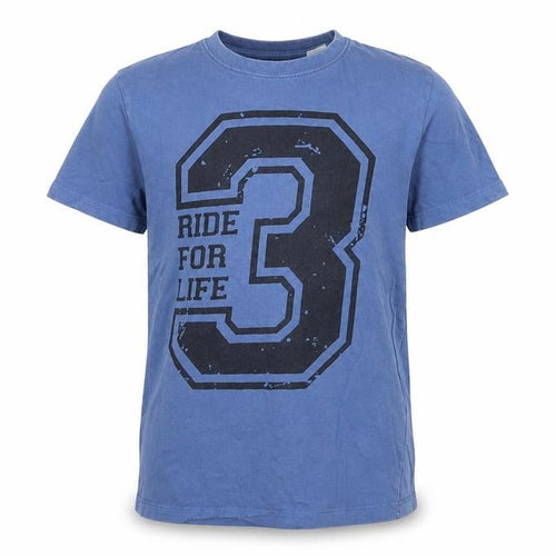 La Redoute Boys Blue  Jersey Basic T-Shirt Size 12 Years  - ride for life