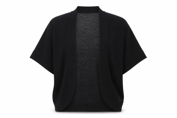 Monsoon Womens Black  Knit Cardigan Jumper Size S