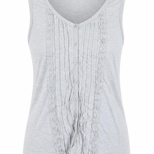 Guodil Womens Grey   Basic T-Shirt Size L