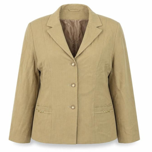 Daxon Womens Beige   Jacket Suit Jacket Size 14