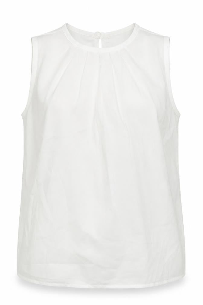Preworn Womens White   Basic Blouse Size XL