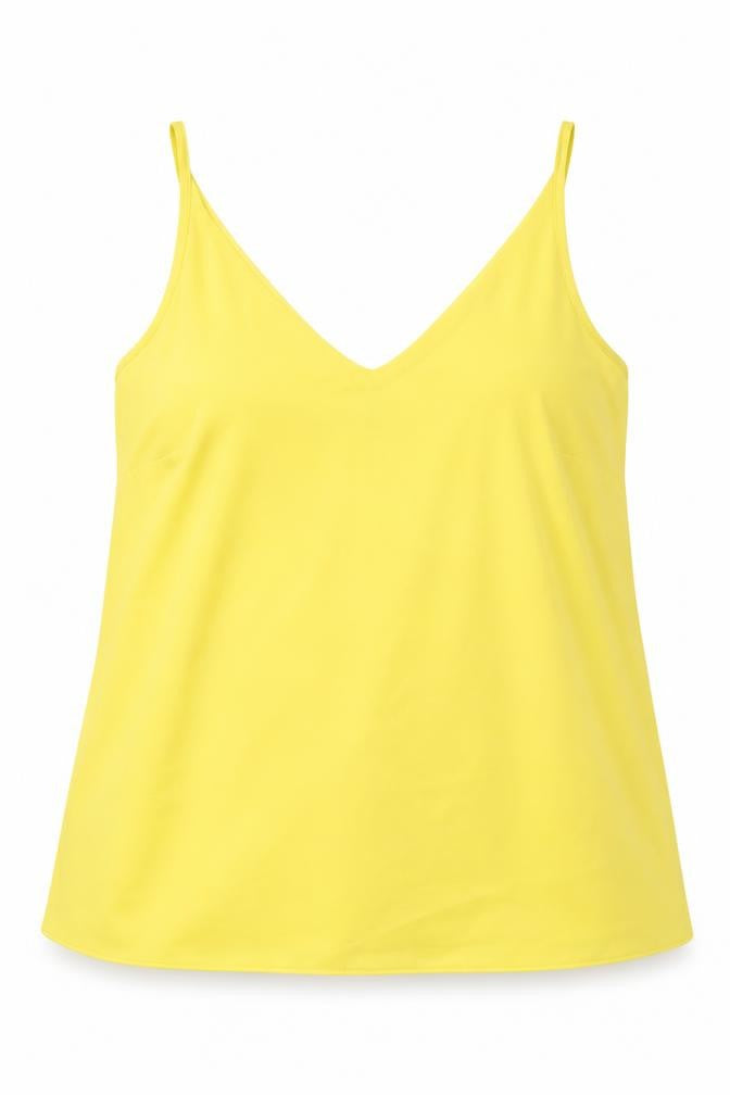 Papaya Womens Yellow   Basic Tank Size 8