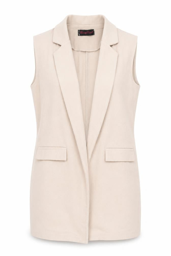 Candy crush Womens Ivory   Gilet Jacket Size 8