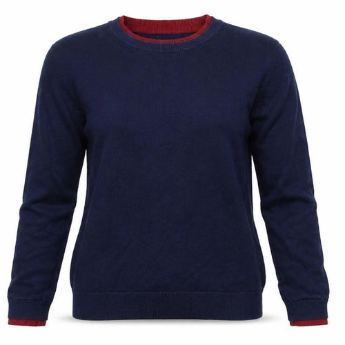 Cape Daisy Womens Blue  Knit Pullover Jumper Size 8