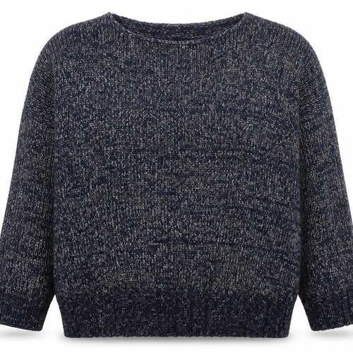 Cerulean Womens Blue  Knit Pullover Jumper Size XL  - Oversized