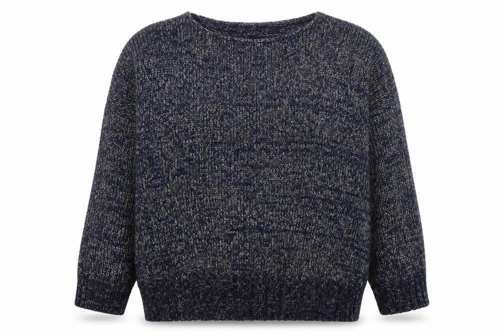 Cerulean Womens Blue  Knit Pullover Jumper Size XL  - Oversized