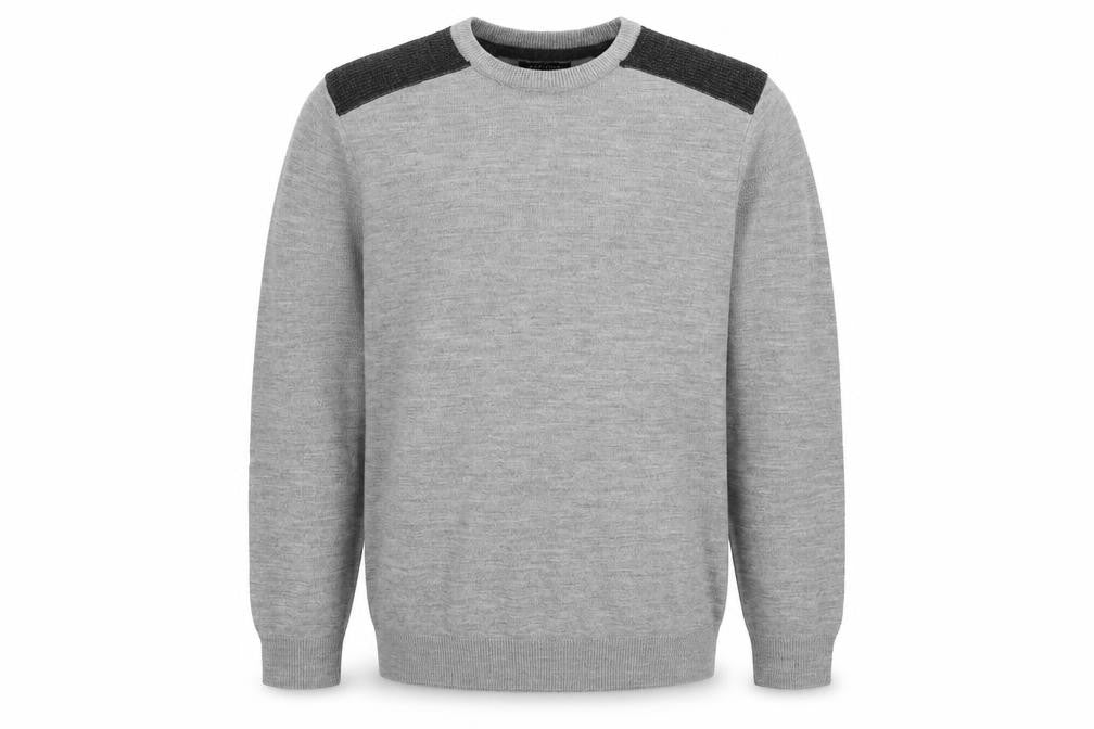 New Look Mens Grey  Knit Pullover Jumper Size M