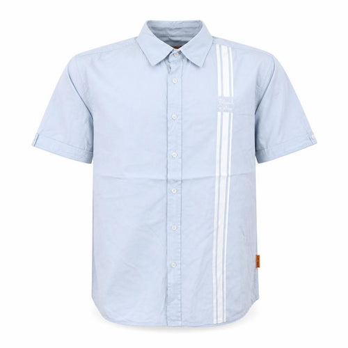 Blend Mens Blue Striped   Button-Up Size L