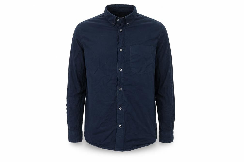 D-Struct Mens Blue    Button-Up Size XL