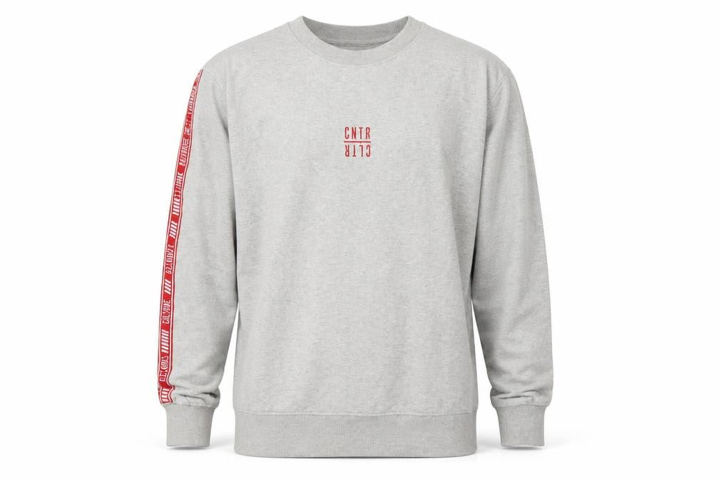 Counter Culture Mens Grey  Jersey Pullover Sweatshirt Size M
