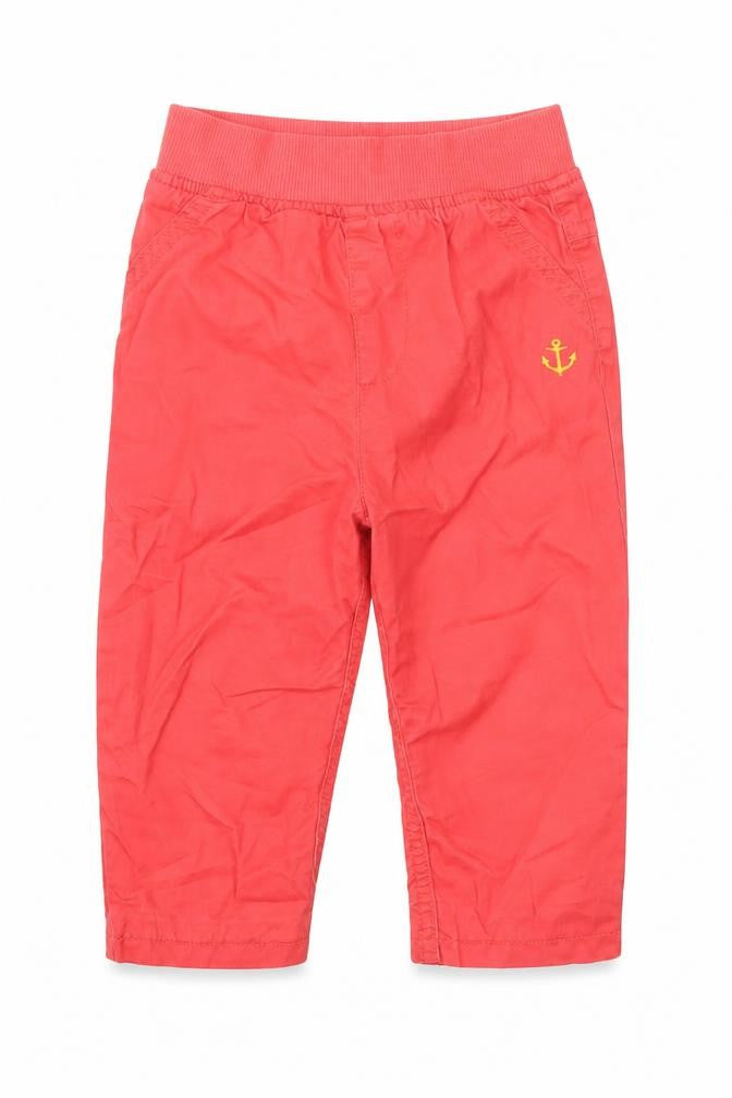 Marks and Spencer Baby Red   Jogger Trousers Size 12 Months