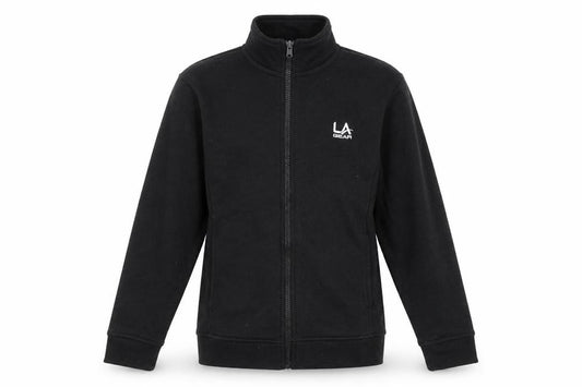 LA Gear Girls Black   Full Zip Jumper Size 13 Years