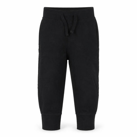 Front view of Gap boys’ black jogger trousers, size 2, years