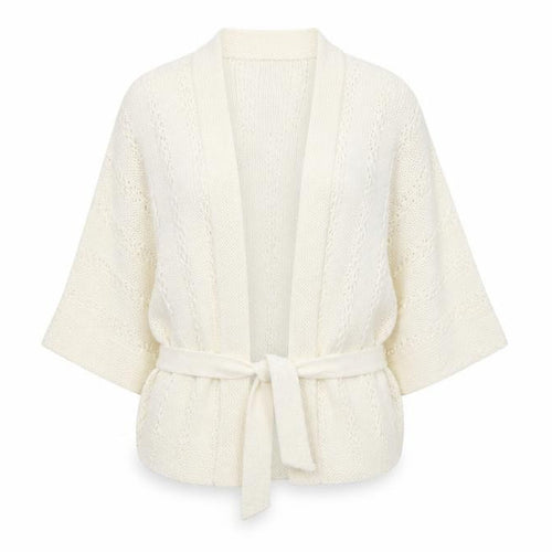 sixth Avenue Womens Ivory   Cardigan Jumper Size 2XL