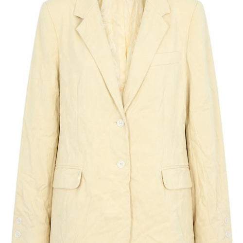 Libra Womens Yellow   Jacket Suit Jacket Size 12