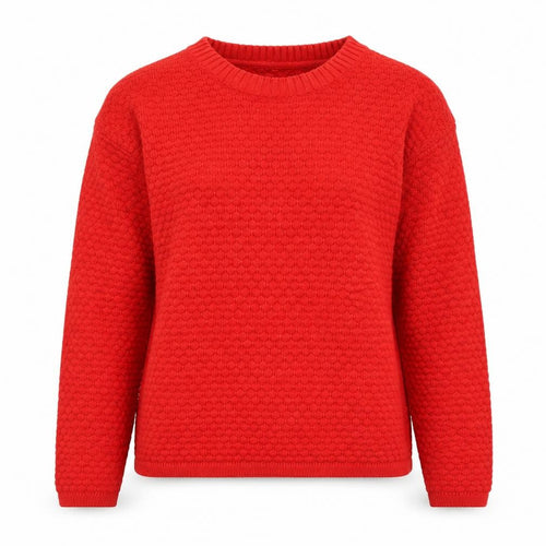 Cubus Womens Red  Knit Pullover Jumper Size S
