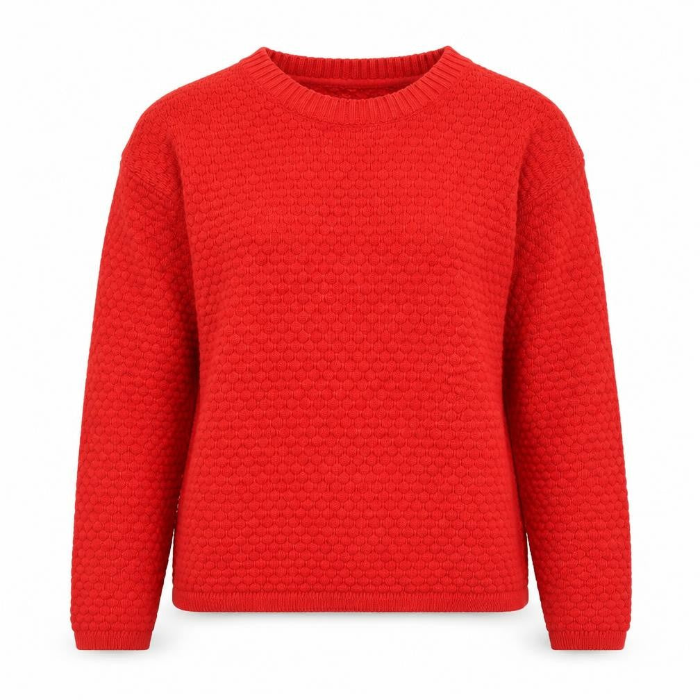 Cubus Womens Red  Knit Pullover Jumper Size S