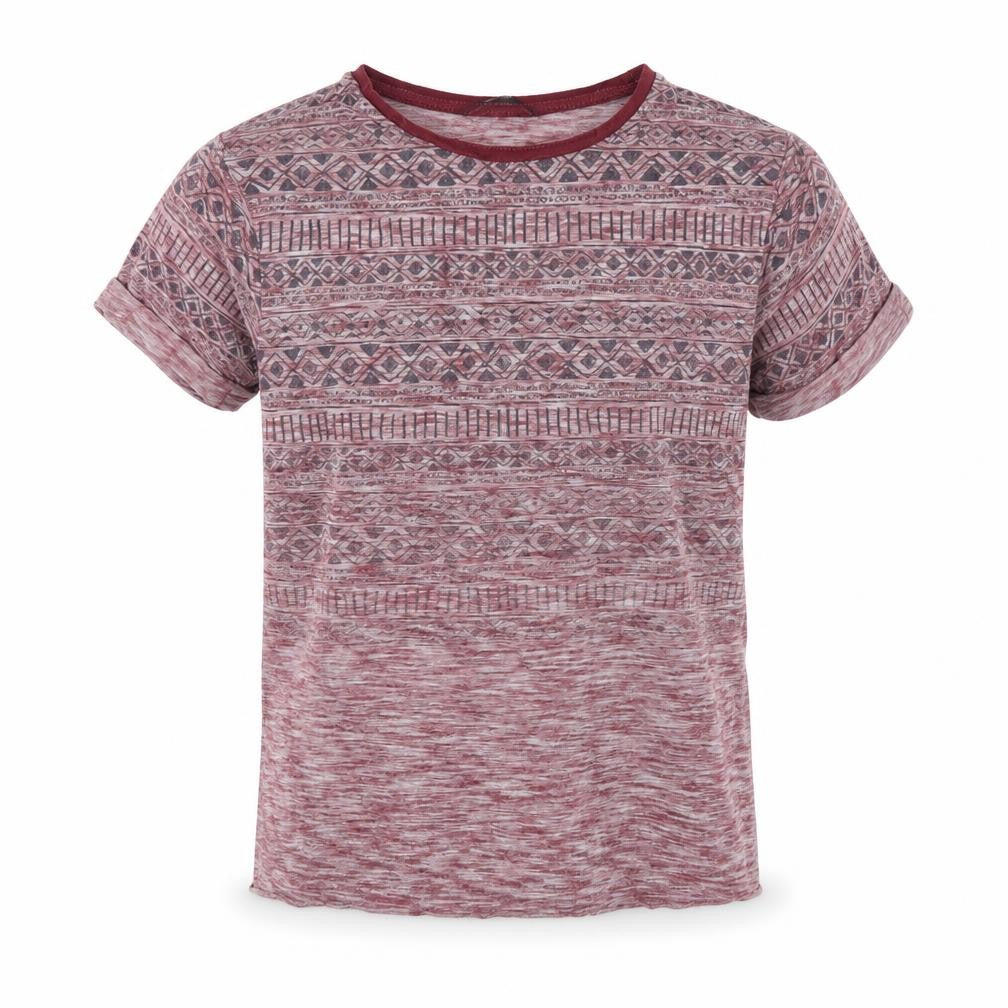 George Girls Red   Basic T-Shirt Size 10-11 Years