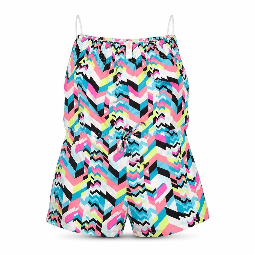 Ocean Club Womens Multicoloured Striped  Romper One-Piece Size 14