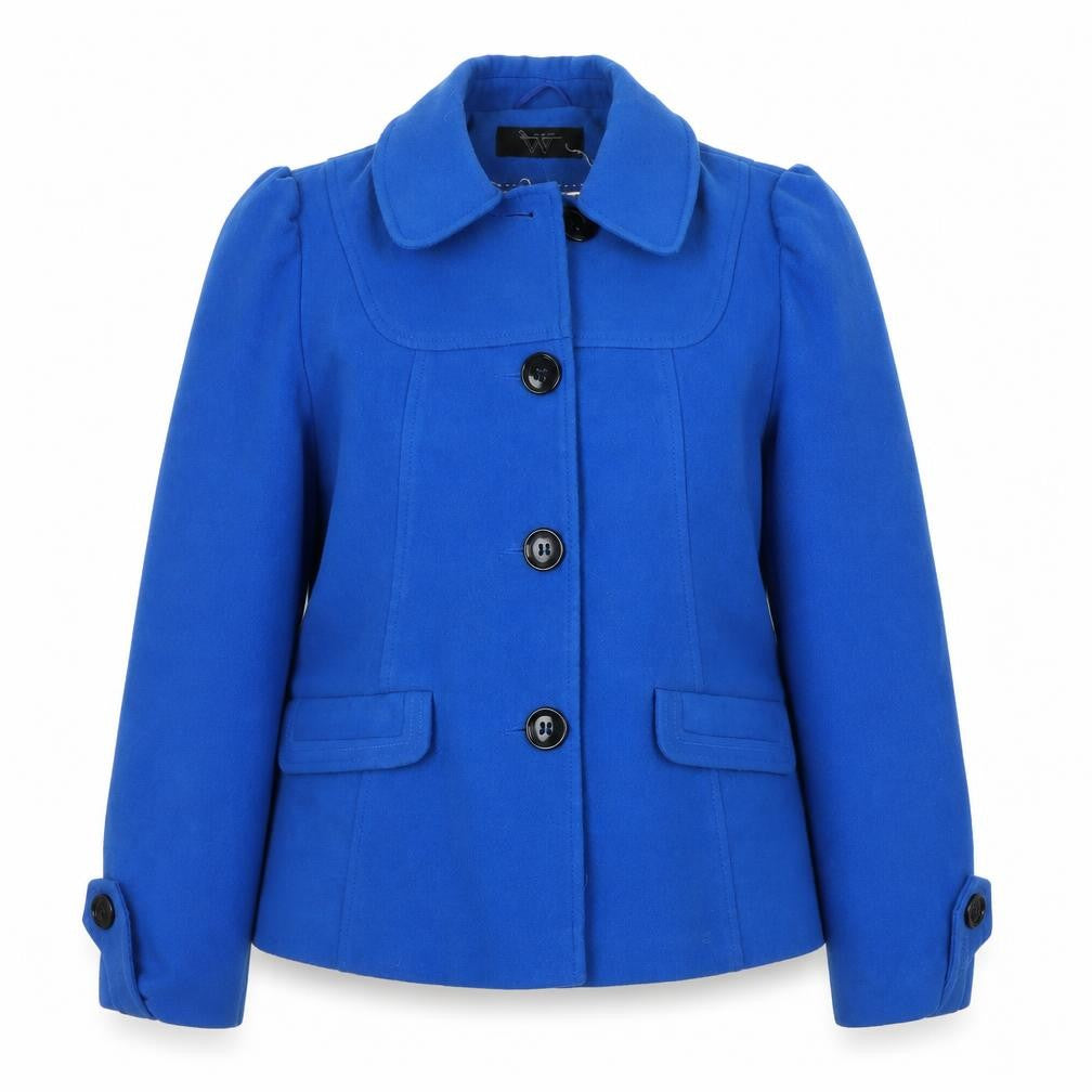 W Womens Blue   Jacket  Size 14