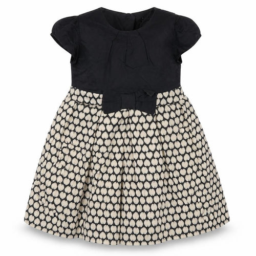 no brand Girls Gold   Skater Dress  Size 12-18 Months  - hearts