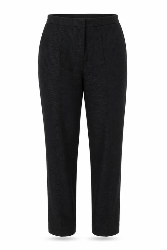 Front view of Atmosphere women’s black trousers, size UK 10