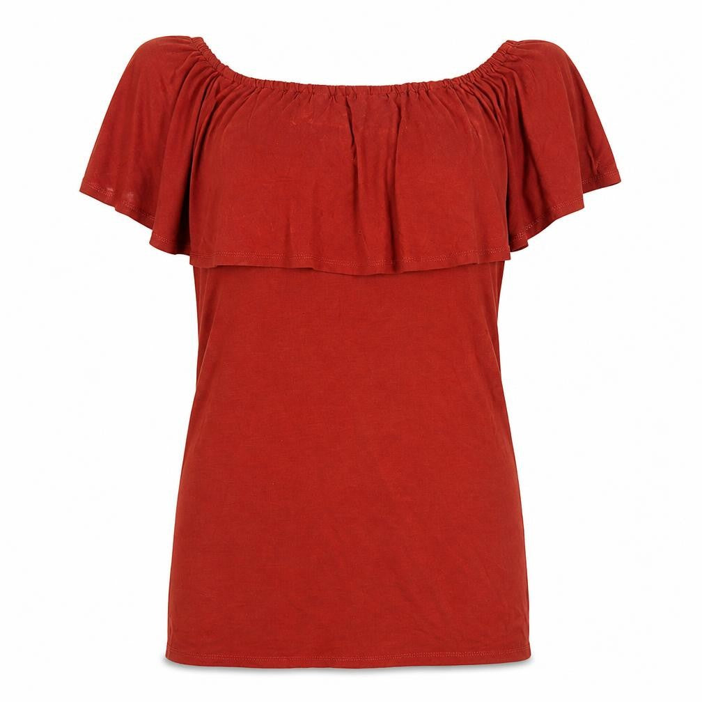 Miss Selfridge Womens Orange   Basic Blouse Size 10