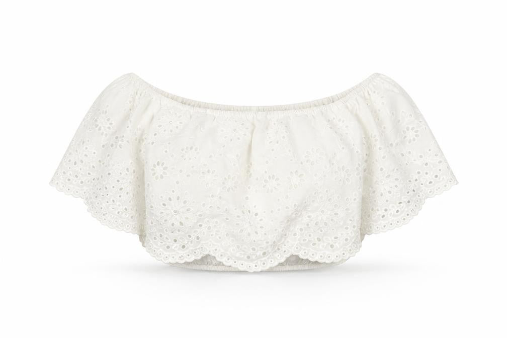 PARIS ET MOI Womens White   Basic Blouse Size S