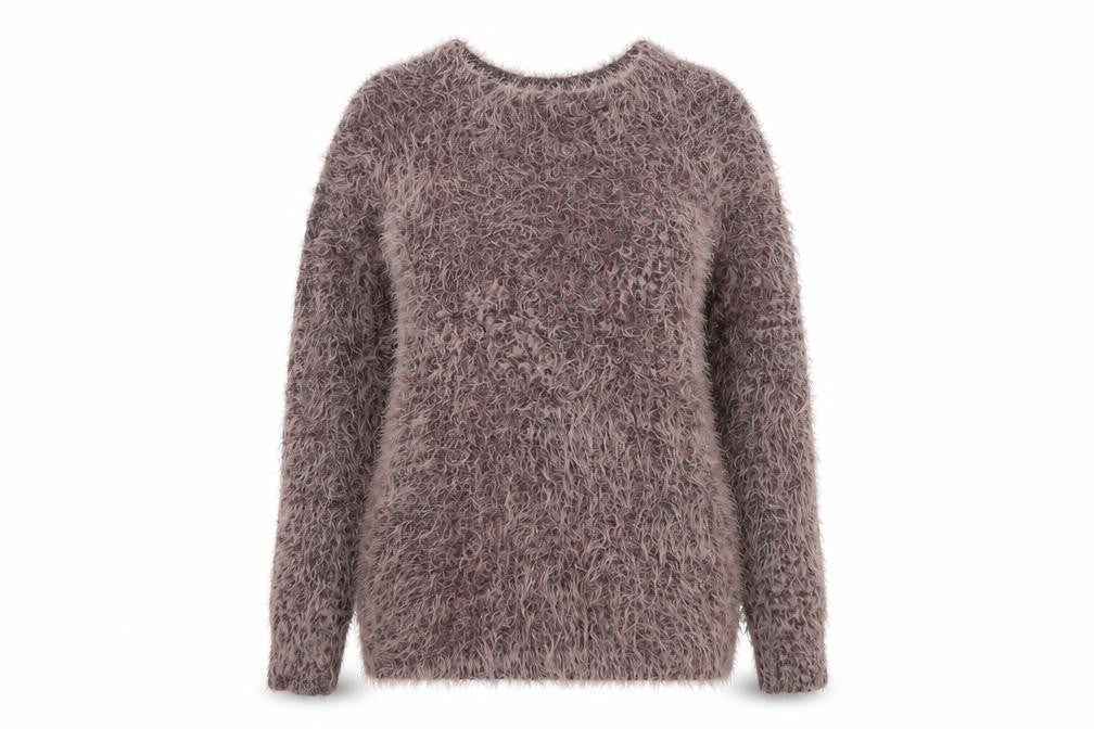 Select Womens Purple  Knit Pullover Jumper Size 12