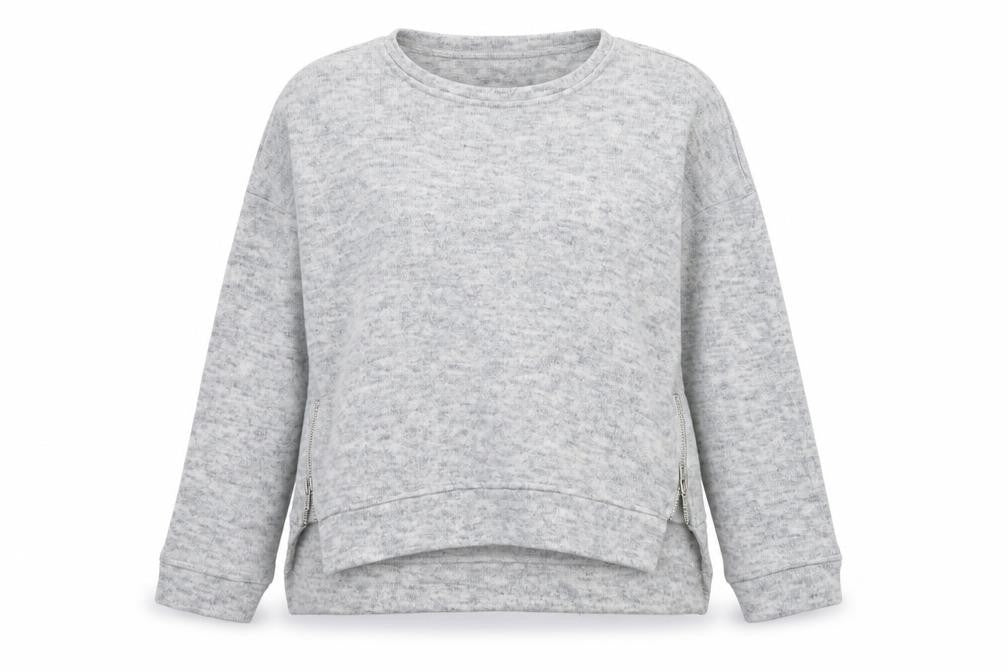 New Look Womens Grey  Knit Pullover Jumper Size 10