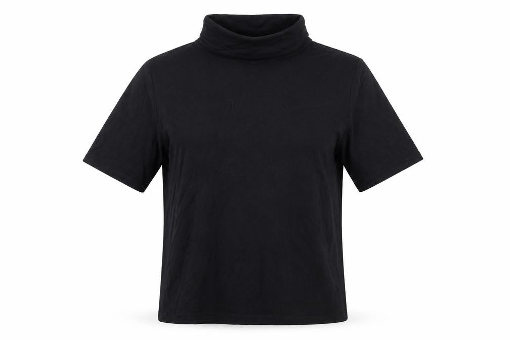 Dorothy Perkins Womens Black  Jersey Basic T-Shirt Size 8
