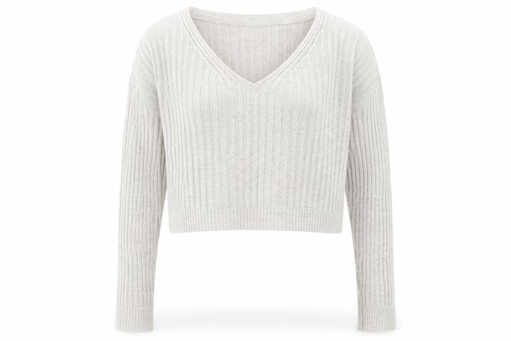 New Look Womens Grey  Knit Pullover Jumper Size S