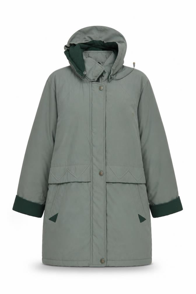 Compliments Womens Green   Overcoat Coat Size 10