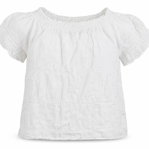 casual collection  Womens White Houndstooth  Basic Blouse Size 16