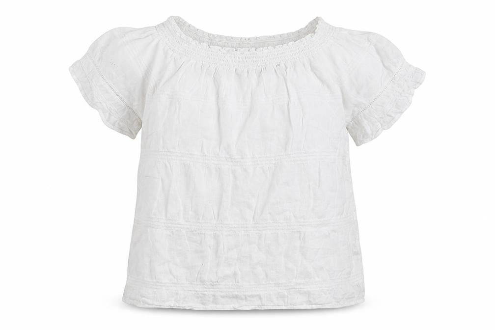 casual collection  Womens White Houndstooth  Basic Blouse Size 16