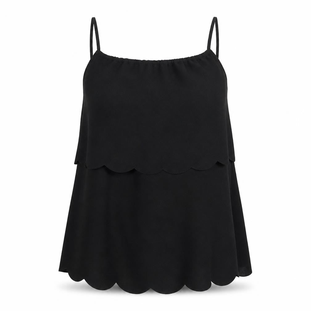 Boohoo Womens Black   Basic Blouse Size 12