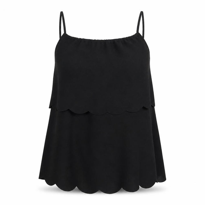Boohoo Womens Black   Basic Blouse Size 12