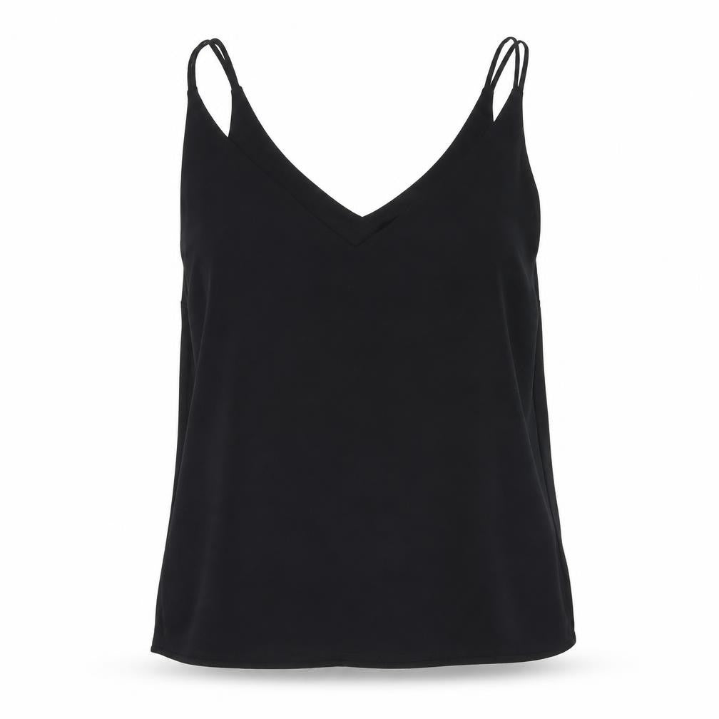 Matalan Womens Black  Mesh Basic Blouse Size 12