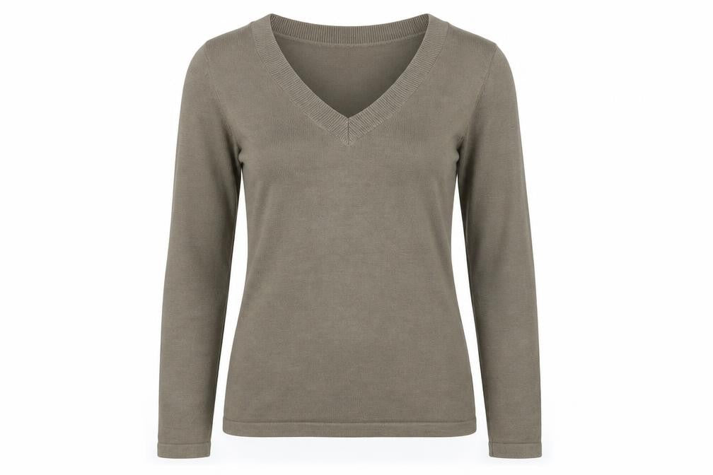 chrisline Womens Beige   Pullover Jumper Size S