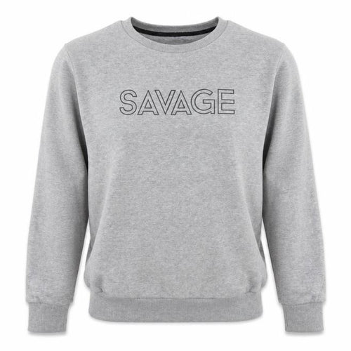 Carbon Womens Grey   Pullover Sweatshirt Size L