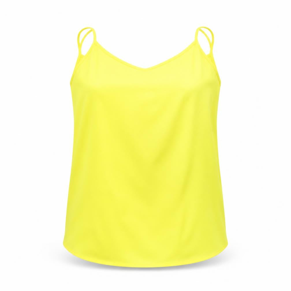 Topshop Womens Yellow   Basic Blouse Size 10